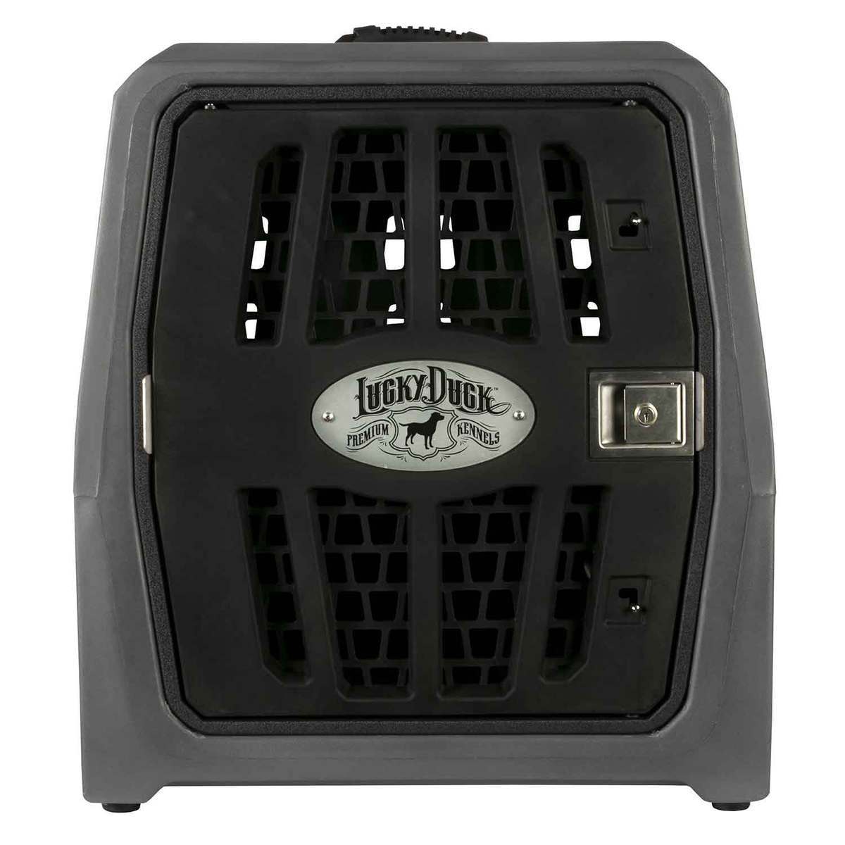 Lucky Duck Intermediate Dog Kennel - Gray Medium Lucky Duck Intermediate Dog Kennel - Gray Medium