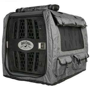 Lucky Duck Intermediate Kennel Cover- Storm Gray