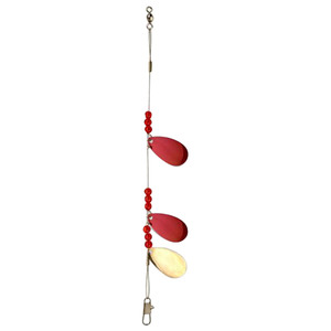Lucky Strike Baby Lake Troll - Red Gold, 3-Blade, 8in