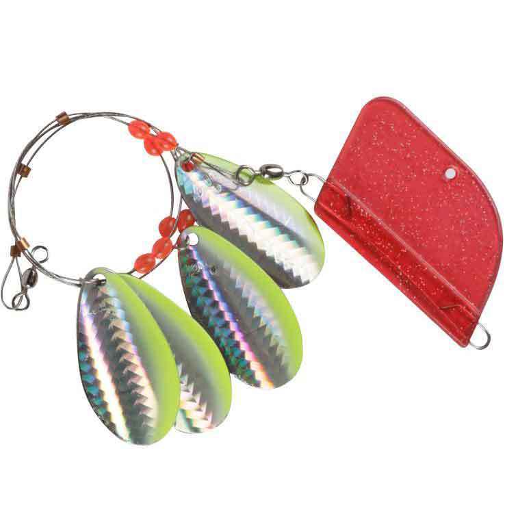 Luhr Jensen Cowbell Lake Troll - Nickel, 4-Blade, 27in - Nickel 4-Blade ...