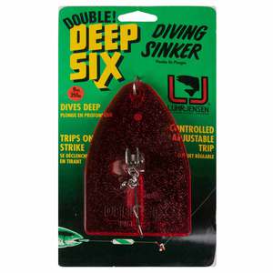 Luhr Jensen Double Deep Six Diver - 135ft, Pink Crystal