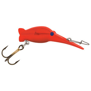 Luhr Jensen Hot Shot Trolling Lure - Fluorescent Red, 1/10oz, 1-1/2in, 3-5ft