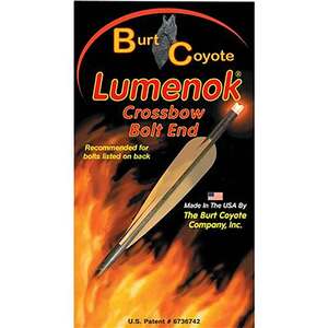 Lumenok HD Orange Flat Crossbow Nocks - Easton/Berman, 3pk