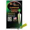 Lumenok Green Flat Lighted Gold Tip Knocks - .300, 3pk - Green