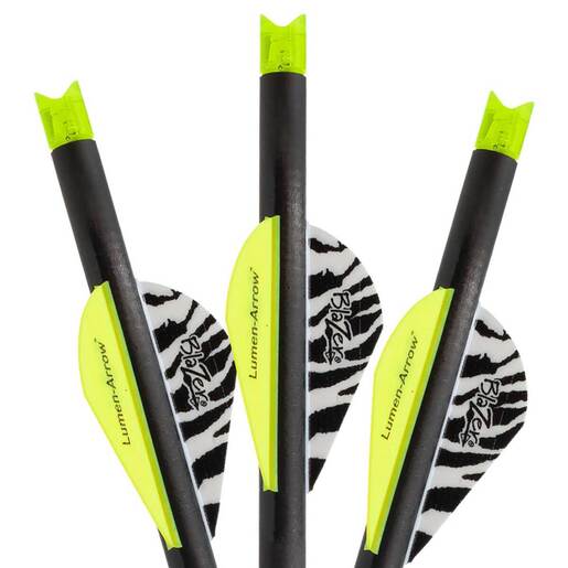 Lumenok Lumen-Arrow Crescent Crossbow Bolt – 3 Pack – Green 20in