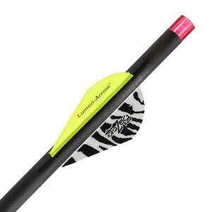 Lumenok Lumen-Arrow Flat 20in Carbon Crossbow Bolts - 3 Pack