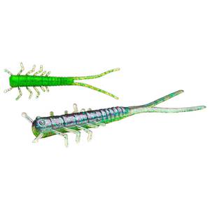 Lunker City Hellgies Panfish Bait - June Bug/Lime Belly, 3in
