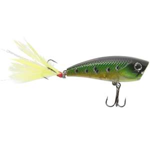 Lunkerhunt Impact Crush Popper Topwater Bait - Lily Pad, 1/3oz, 2-1/2in