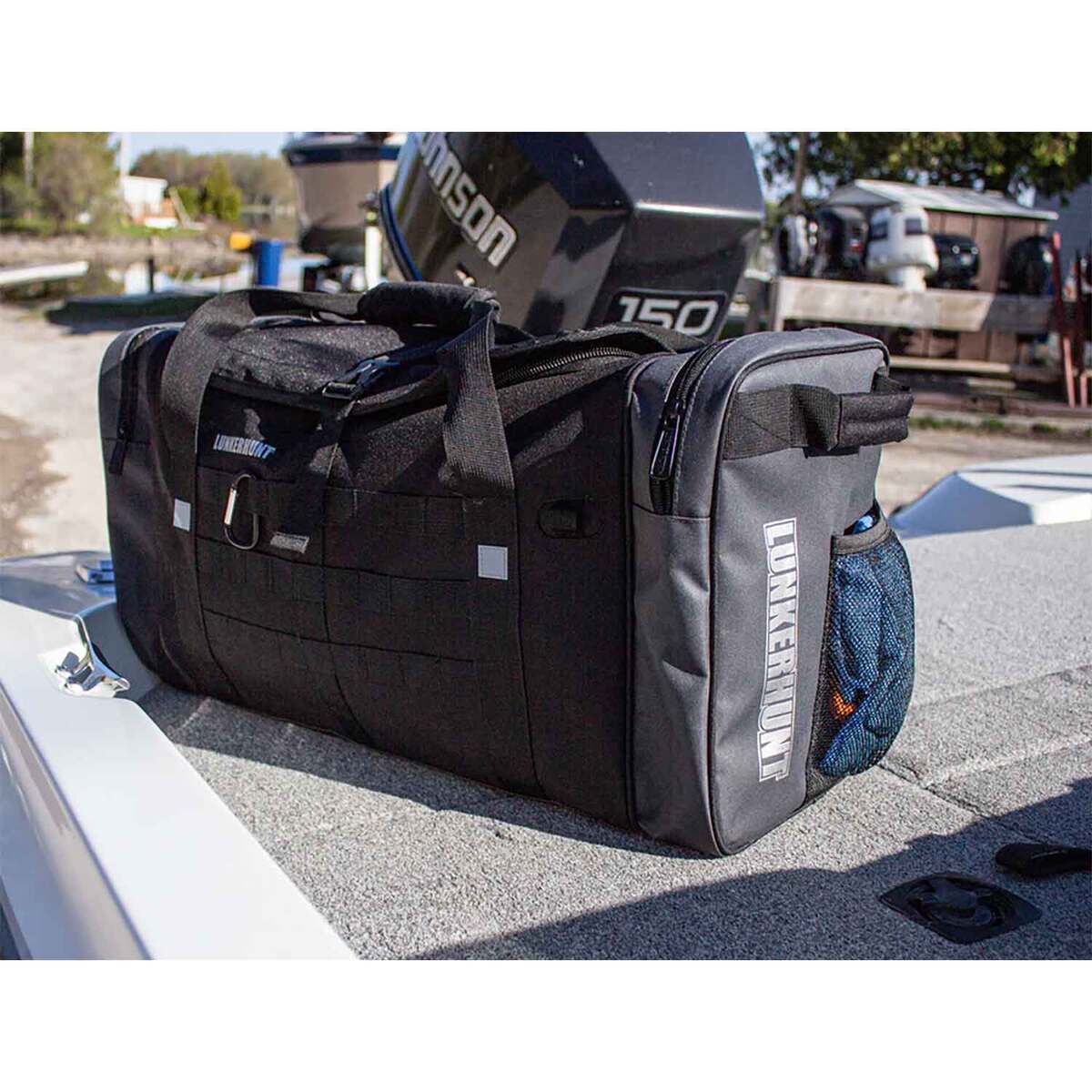 Lunkerhunt LTS Duffel Bag Soft Tackle Bag - Grey - Grey Lunkerhunt LTS Duffel Bag Soft Tackle Bag - Grey - Grey