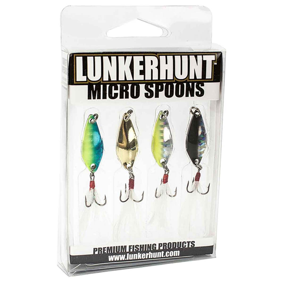 Lunkerhunt Micro Spoon Feeding Jigging Spoon assortment -Assorted, 1/8oz - Assorted Lunkerhunt Micro Spoon Feeding Jigging Spoon assortment -Assorted, 1/8oz - Assorted