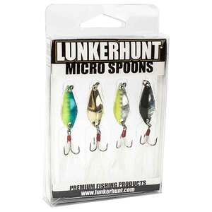Lunkerhunt Micro Spoon Feeding Jigging Spoon assortment -Assorted, 1/8oz
