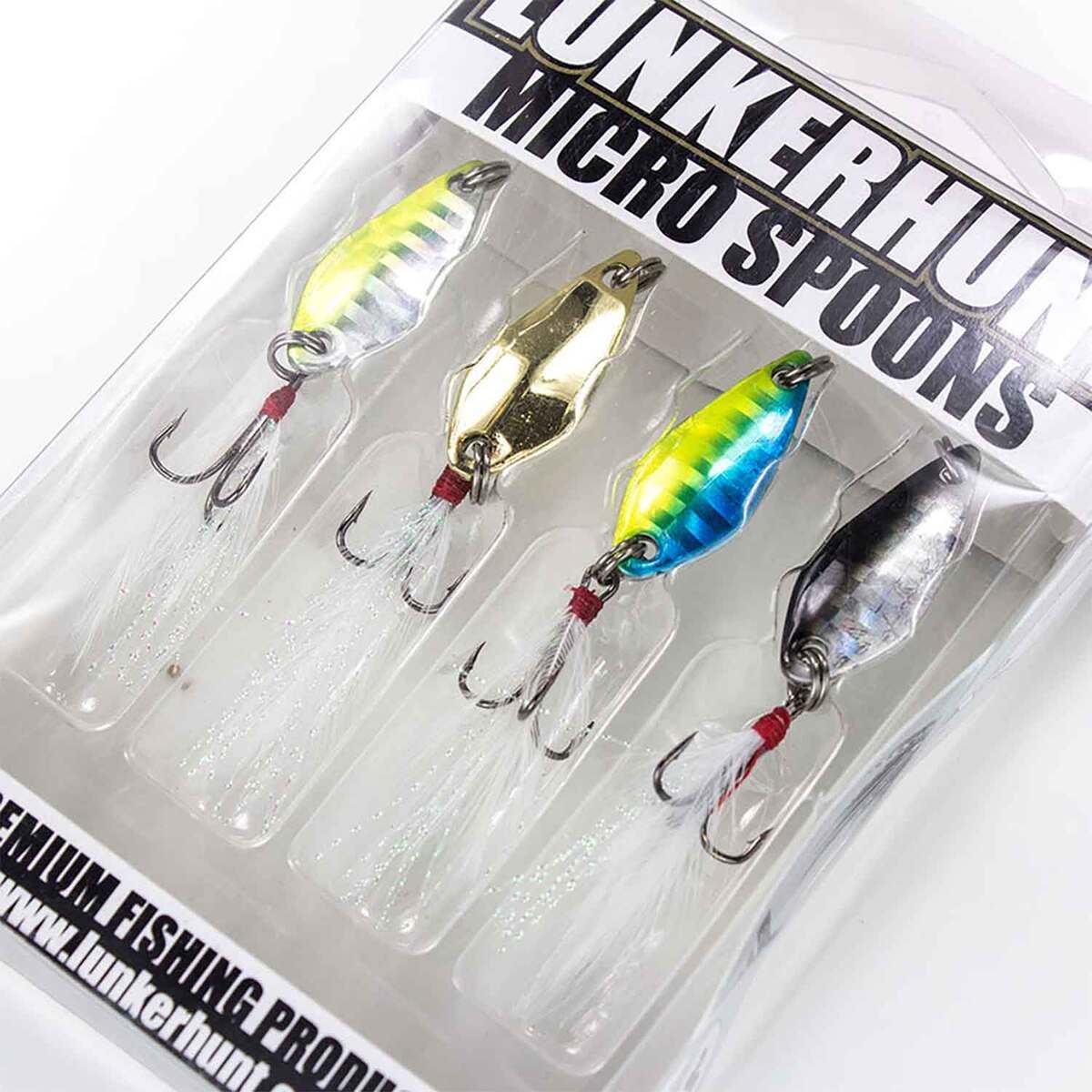 Lunkerhunt Micro Spoon Feeding Jigging Spoon assortment -Assorted, 1/8oz - Assorted Lunkerhunt Micro Spoon Feeding Jigging Spoon assortment -Assorted, 1/8oz - Assorted