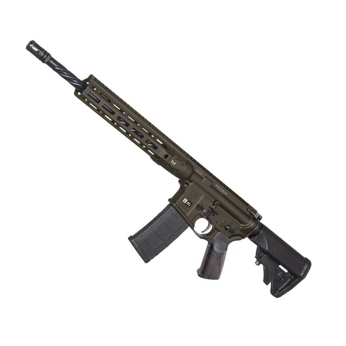 LWRC DI 5.56mm NATO 16in Midnight Bronze Cerakote Semi Automatic Rifle - 30+1 Rounds LWRC DI 5.56mm NATO 16in Midnight Bronze Cerakote Semi Automatic Rifle - 30+1 Rounds
