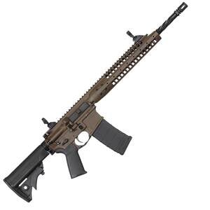 LWRC IC-A5 5.56mm NATO 16.1in Patriot Brown Cerakote Semi Automatic Modern Sporting Rifle - 30+1 Rounds