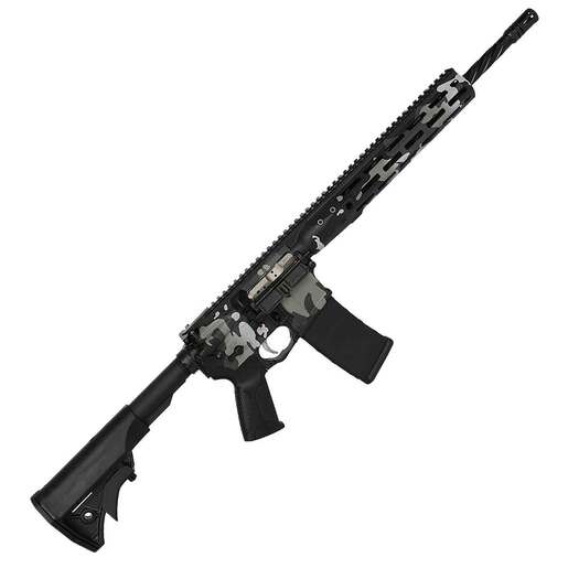 LWRC IC-DI 5.56mm NATO 16in Black Multi Camo Cerakote Semi Automatic Modern Sporting Rifle - 30+1 Rounds - Camo image