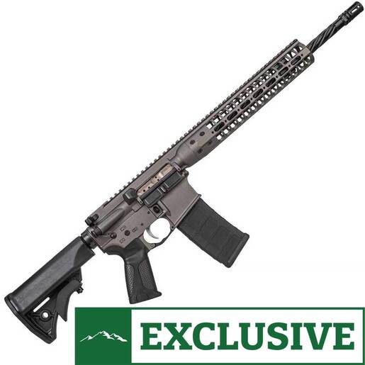 Lwrc LWRC IC-DI E-Series 5.56mm NATO 16.1in Tungsten Gray Cerakote Semi Automatic Modern Sporting Rifle - 30+1 Rounds
