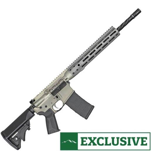 Lwrc LWRC IC DI M-LOK 5.56mm NATO Clear Anodized Semi Automatic Modern Sporting Rifle - 30+1 Rounds - Gray
