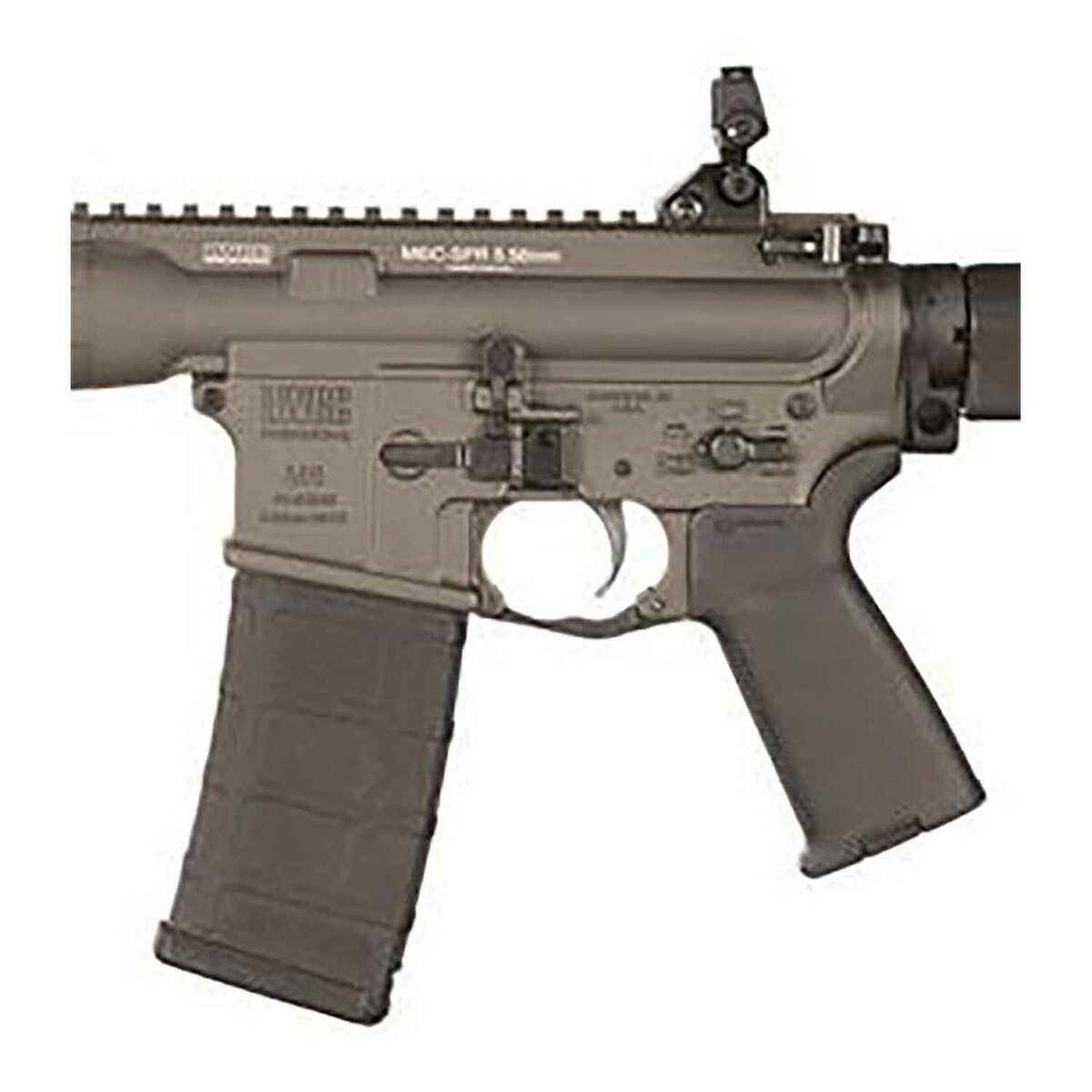 Iwrc Rifle LWRC IC-SPR 5.6mm NATO 16in Tungsten Gray Cerakote Semi Automatic ...