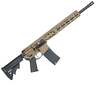 LWRC Individual Carbine 300 AAC Blackout 16.1in Flat Dark Earth Anodized Semi Automatic Modern Sporting Rifle - 30+1 Rounds - Black