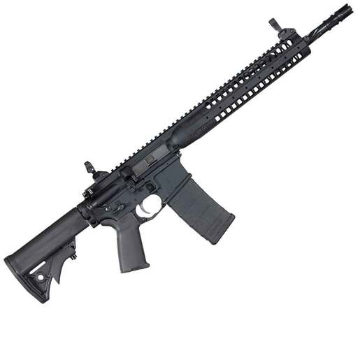 LWRC Individual Carbine 5.56mm NATO 16in Black Anodized Semi Automatic Modern Sporting Rifle - 10+1 Rounds - Black image