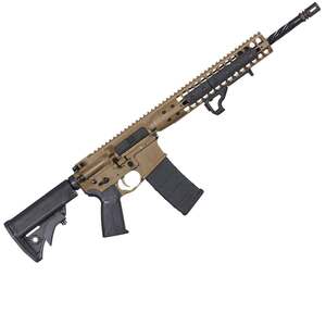 LWRC Individual Carbine 5.56mm NATO 16.1in Flat Dark Earth Anodized Semi Automatic Modern Sporting Rifle - 30+1 Rounds