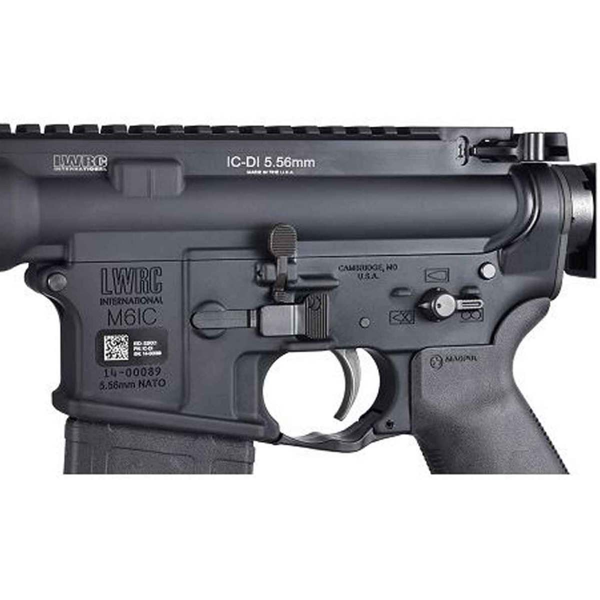 LWRC LWRCI Direct Impingement 5.56mm NATO 16.1in Black Anodized Semi Automatic Modern Sporting Rifle - 10+1 Rounds - CO/WA Compliant LWRC LWRCI Direct Impingement 5.56mm NATO 16.1in Black Anodized Semi Automatic Modern Sporting Rifle - 10+1 Rounds - CO/WA Compliant