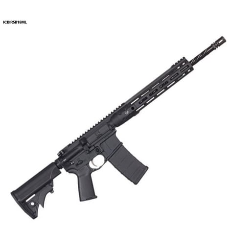 LWRC LWRCI Direct Impingement 5.56mm NATO 16.1in Black Semi Automatic Modern Sporting Rifle - 30+1 Rounds - Black image