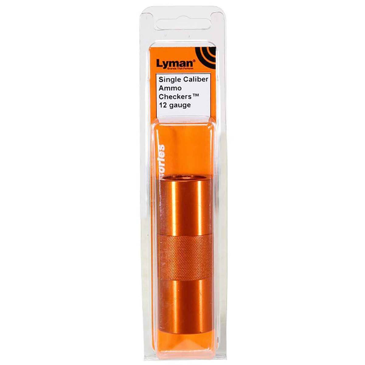 Lyman 12 Gauge Single Caliber Ammo Checker - Orange Lyman 12 Gauge Single Caliber Ammo Checker - Orange