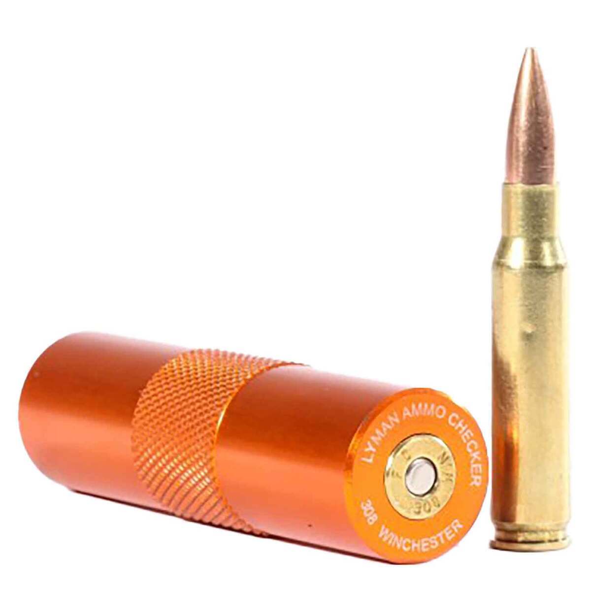 Lyman 308 Winchester Single Caliber Ammo Checker - Orange Lyman 308 Winchester Single Caliber Ammo Checker - Orange