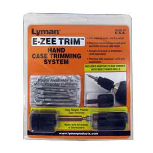 Lyman E-Zee Trim Hand Case Trimmer - Rifle Set