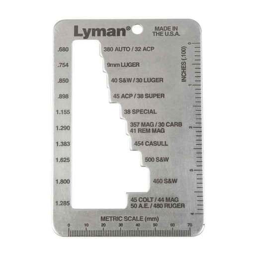 Lyman E-Zee Pistol Case Gauge