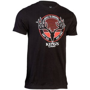 King's Men's Endure Short Sleeve Shirt - Black - XXL