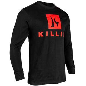 Killik Men's Banded Logo Long Sleeve Casual Shirt