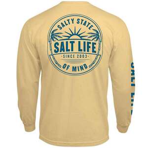 Salt Life Men's Sunrise Palms Long Sleeve Shirt