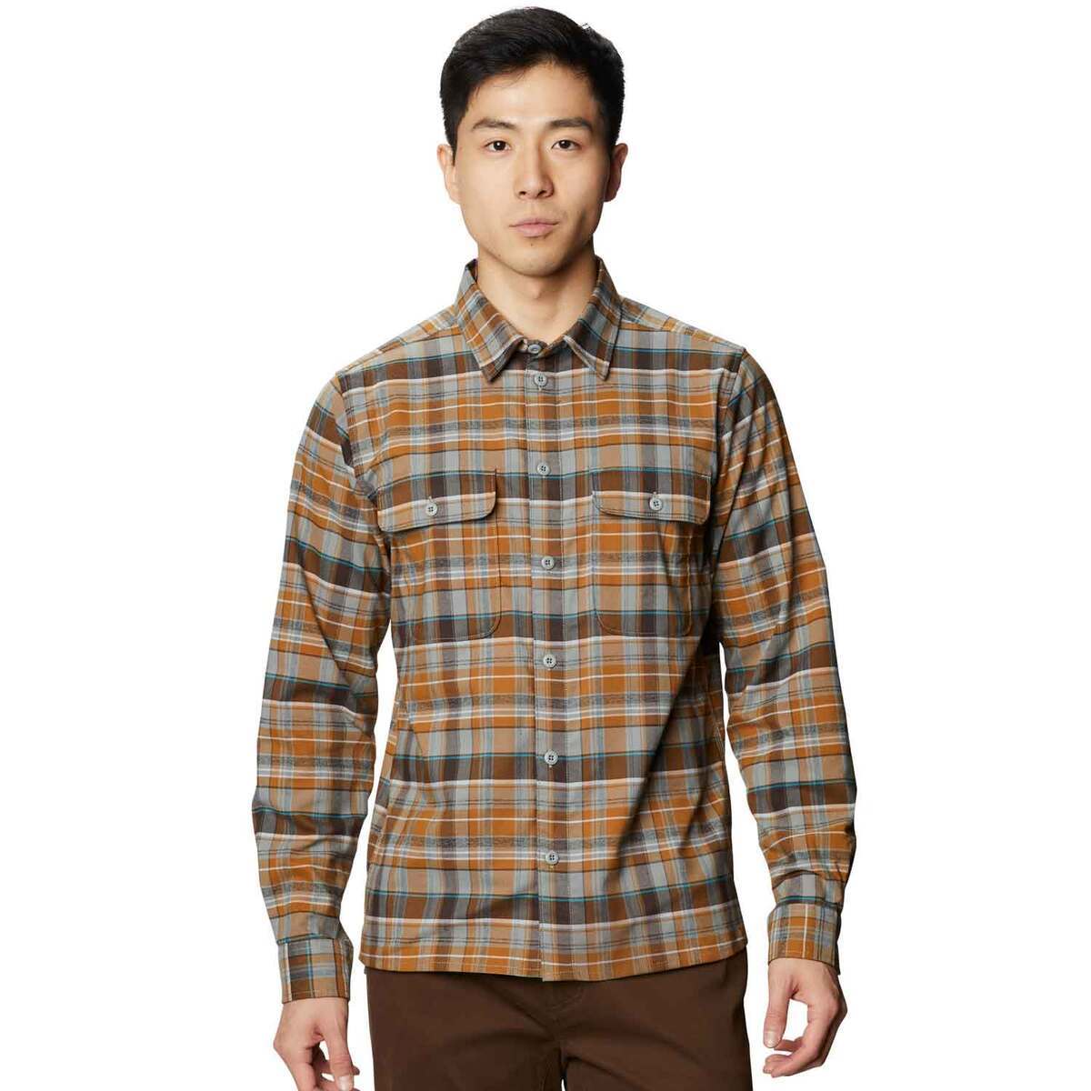 Mountain Hardwear Men's Voyager One Long Sleeve Hiking Shirt Mountain Hardwear Men's Voyager One Long Sleeve Hiking Shirt