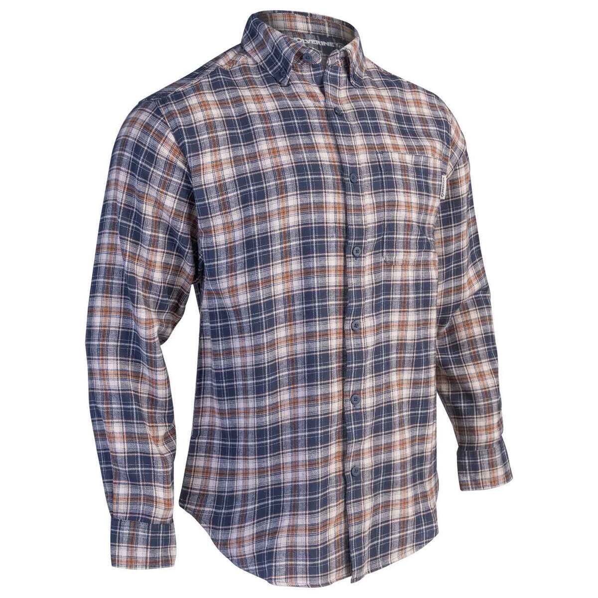 Wolverine Men's Pike Flannel Long Sleeve Work Shirt Wolverine Men's Pike Flannel Long Sleeve Work Shirt