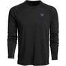 Vortex Men's Weekend Rucker Long Sleeve Shirt - Black - 3XL - Black 3XL