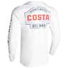 Costa Men's Miramar Long Sleeve Shirt - White - M - White M