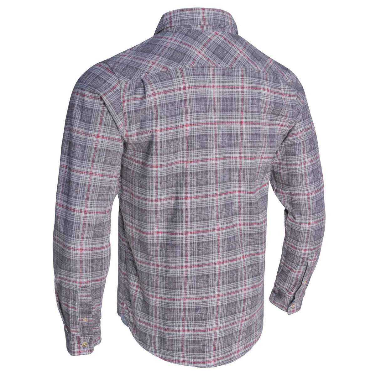 Rustic Ridge Men's Untucked Flannel Long Sleeve Shirt - Light Gray - M - Light Gray M Rustic Ridge Men's Untucked Flannel Long Sleeve Shirt - Light Gray - M - Light Gray M