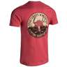 Sportsman's Warehouse Men's Headquarters Deer Short Sleeve Casual Shirt - Terracotta - XL - Terracotta XL