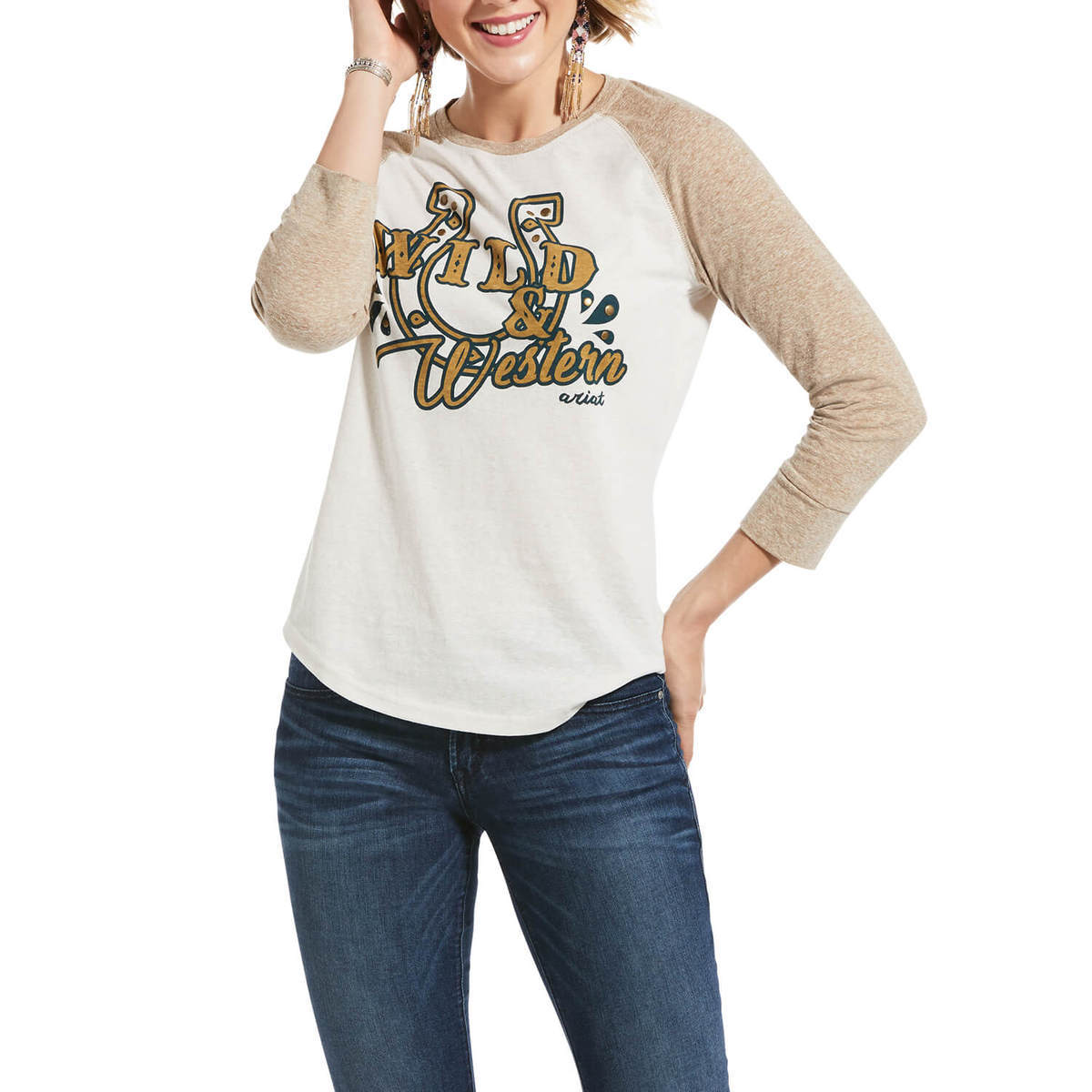 Ariat Women's Wild And Western Long Sleeve Casual Shirt Ariat Women's Wild And Western Long Sleeve Casual Shirt