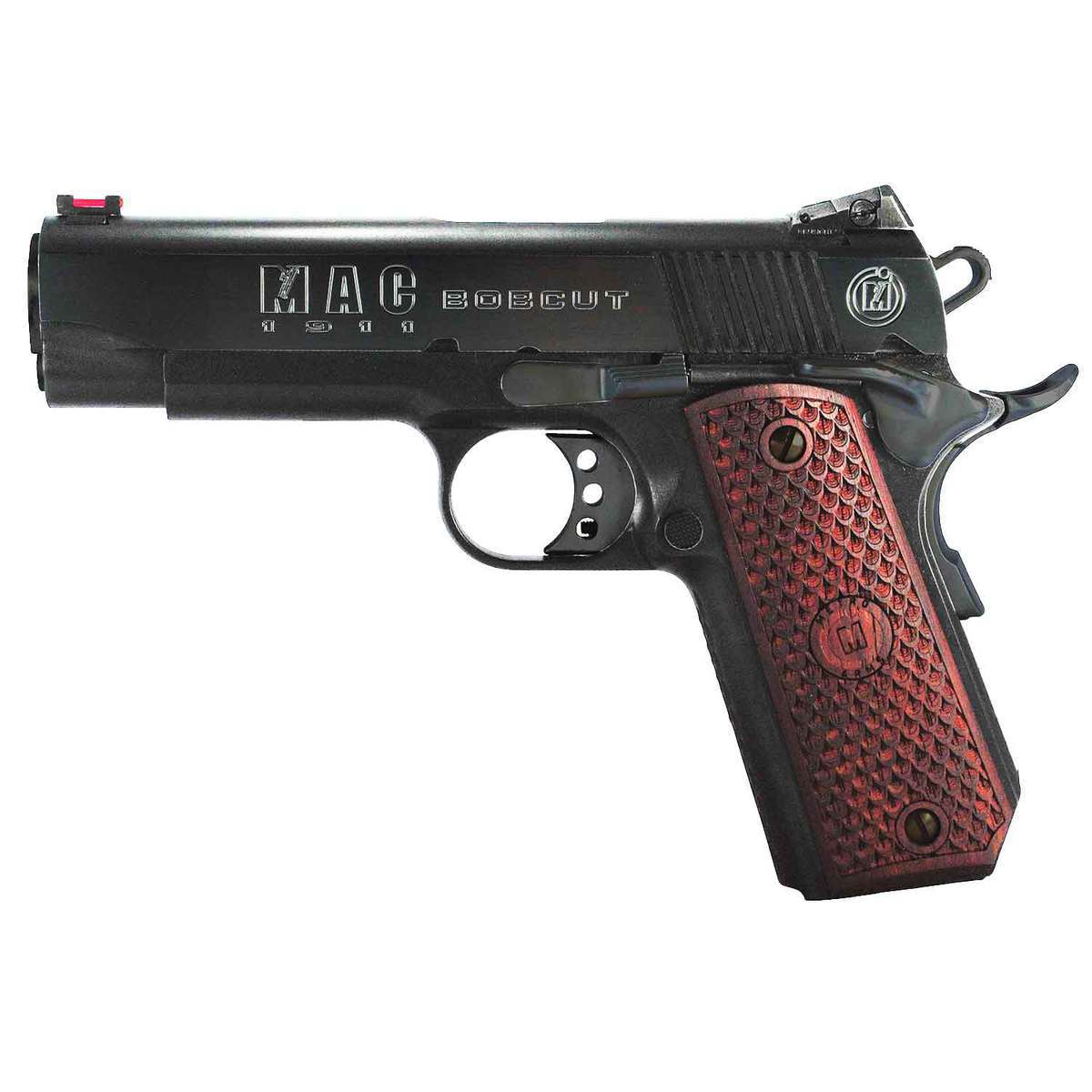 MAC 1911 Bobcut SAO 45 Auto (ACP) 4.25in Hard Chrome Pistol - 8+1 Rounds MAC 1911 Bobcut SAO 45 Auto (ACP) 4.25in Hard Chrome Pistol - 8+1 Rounds