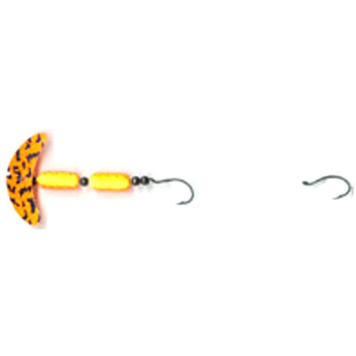 Macks Cha Cha Crawler Series Lure - Chartreuse Black Tiger/Chartreuse Green Scale 4