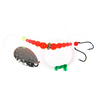 Macks Original Wedding Ring Classic – Ottone Martellato / Arancione Fluorescente – Spinnerbait Da Pesca