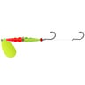 Macks Double Whammy Trolling Harness - Chartreuse Blades/Fluorescent, 48in, Size 8 - Chartreuse Blades/Fluorescent 8