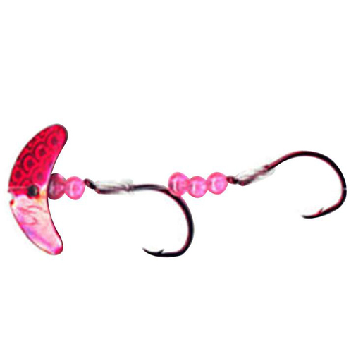 Macks Double Whammy Sockeye Pro - Lake Wenatchee Special - Hot Pink Sparkle Blade/Flo Pink 1/0