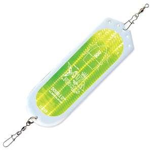 Macks Lure Double D Dodger - Glow White, 7-3/5in