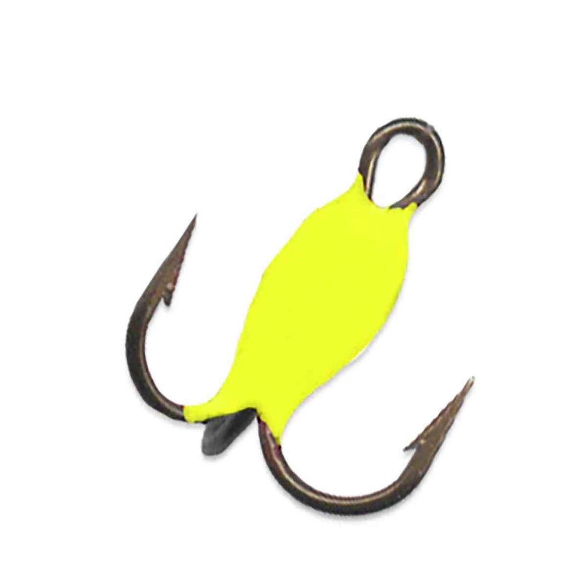Macks Lure Glo Bronze Treble Hook - Chartreuse, Size 10 - Chartreuse 10 Macks Lure Glo Bronze Treble Hook - Chartreuse, Size 10 - Chartreuse 10