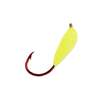 Macks Lure Glo Red Snelled Hook - Chartreuse, Size 6 - Chartreuse 6