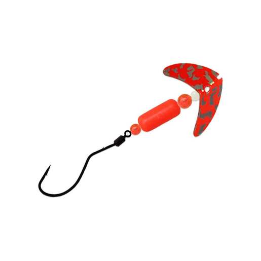 Macks Lure Smile Blade SpinDrift Walleye Trolling Lure - Charteuse Green Tiger 1